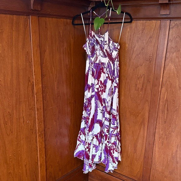 Intimately By Free People Dresses & Skirts - Floral Maxi Dress in Purple and White Free People